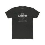 Classified Redacted Regrets Tee Absurdist Introvert Zipper Smile Graphic T-Shirt