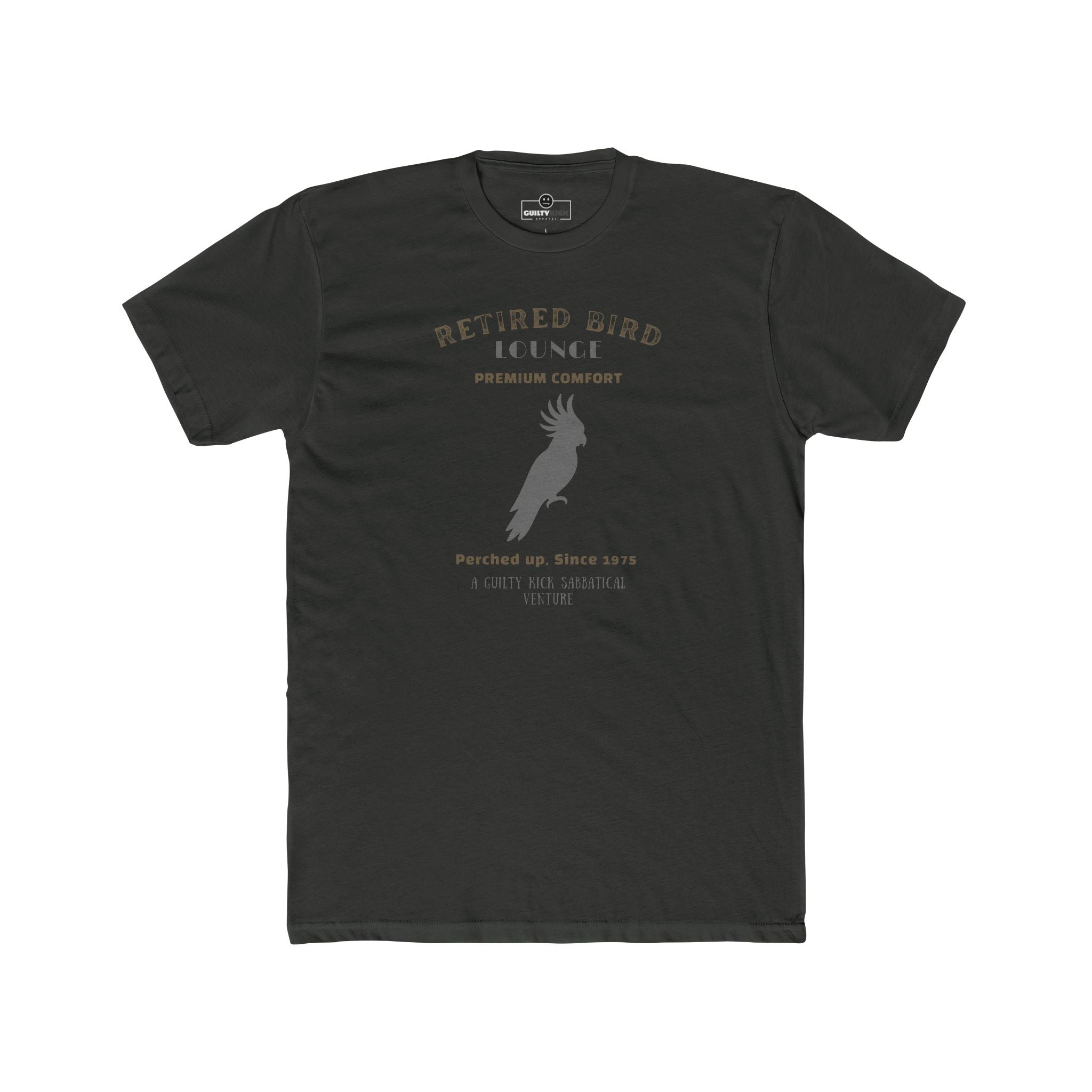 Retired Bird Lounge "Perched Up" Vintage Graphic T-Shirt, The Brand New Vintage Sunbaked Collection