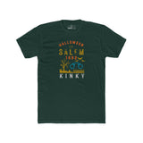 Halloween in Salem 1692 Kinky T-Shirt | Sarcastic Witch Trials Shackles Graphic Tee, Funny Dark Humor Puritan Halloween Shirt