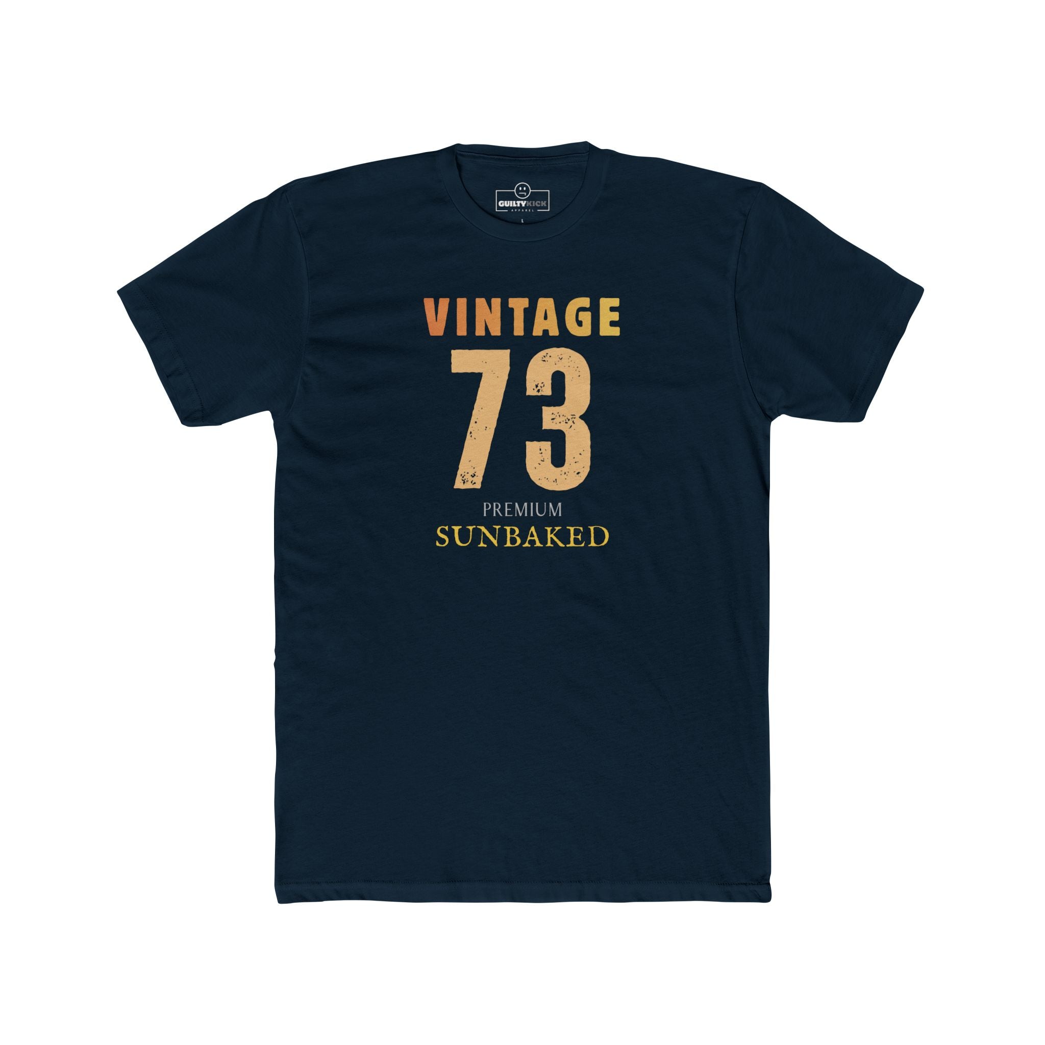 Vintage 73 Retro Sunbaked T-Shirt Faded Distressed Aesthetic Premium Tee