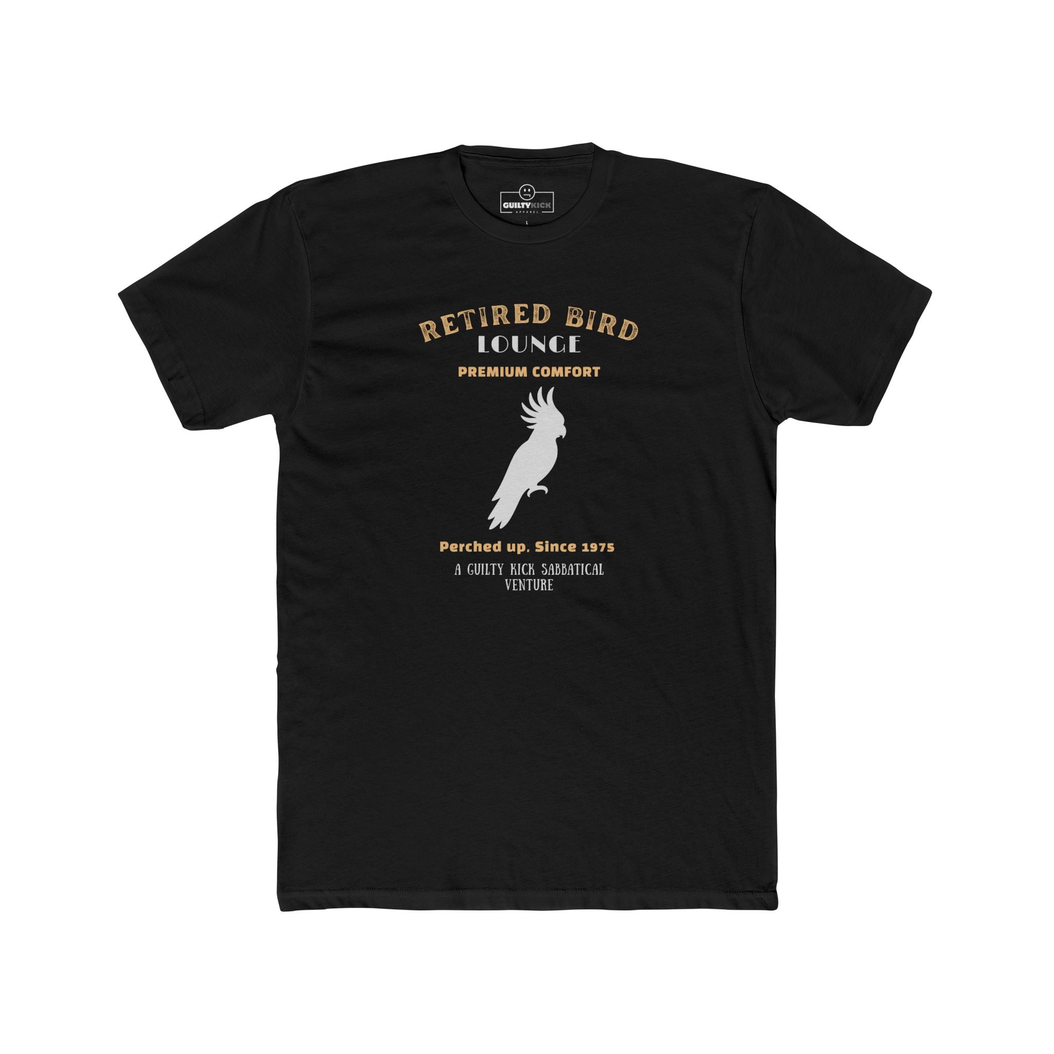 Retired Bird Lounge "Perched Up" Vintage Graphic T-Shirt, The Brand New Vintage Sunbaked Collection