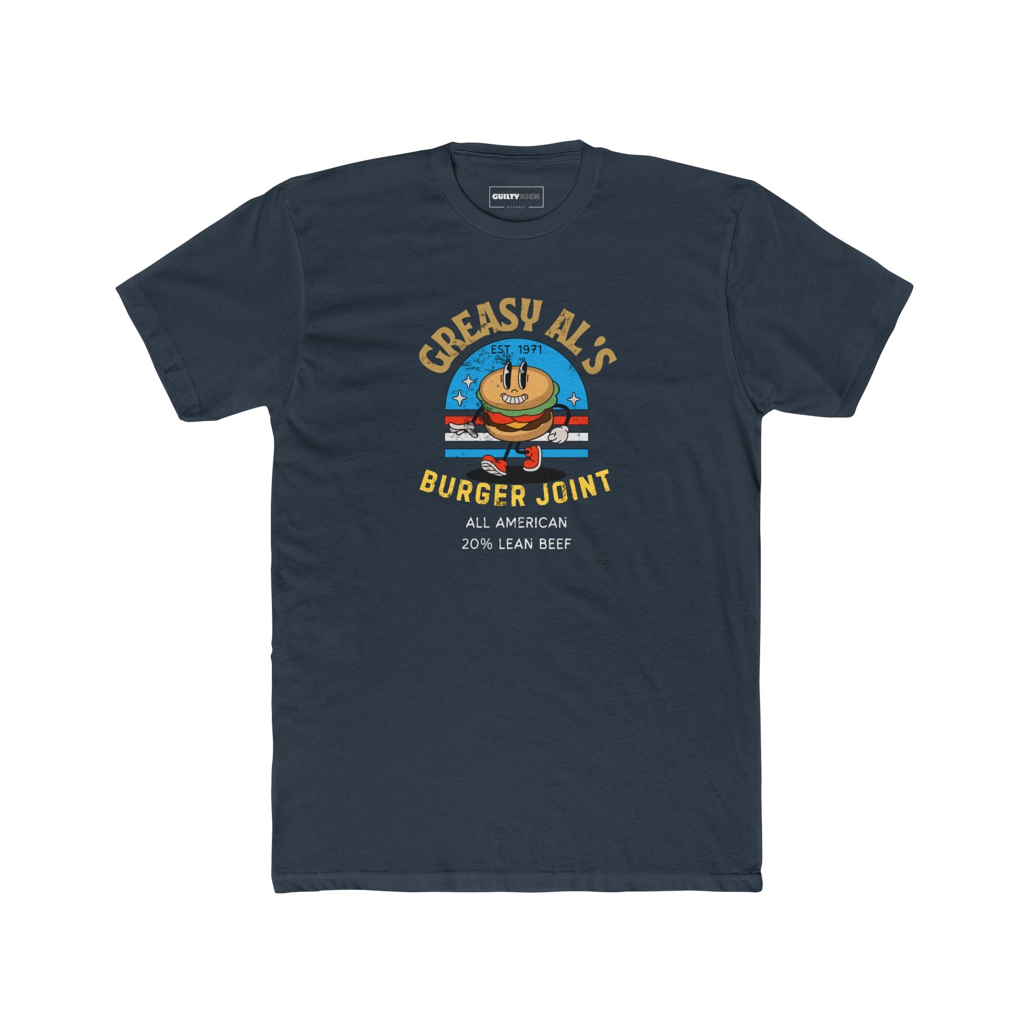 Vintage Greasy Al's Burger Joint Unisex Cotton Crew Tee
