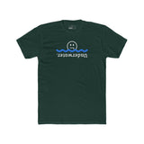 Underwater Inverted Text Graphic Tee Absurdist Introvert Zipper Smile T-Shirt