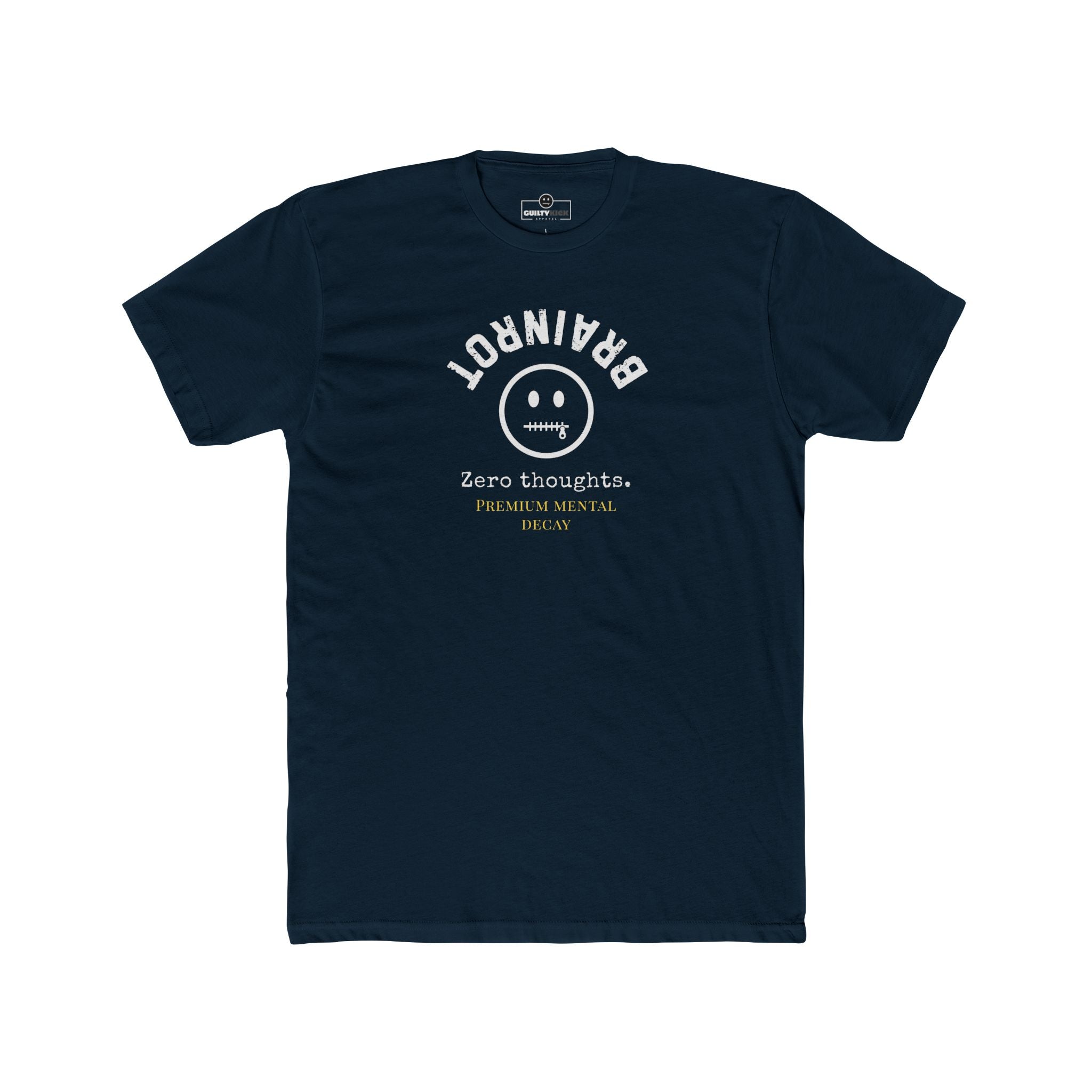Premium Brainrot Graphic Tee | Zero Thoughts Luxe Lounge T-Shirt