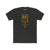 Salem 1692 Vintage Puritan Sunbaked T-Shirt | Sarcastic Witch Trials Parody Graphic Tee, Funny Dark Humor Noose Halloween Shirt