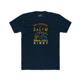 Halloween in Salem 1692 Kinky T-Shirt | Sarcastic Witch Trials Shackles Graphic Tee, Funny Dark Humor Puritan Halloween Shirt