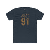 Just 91 Vintage Graphic T-Shirt Funny 1991 Birth Year Retro Tee