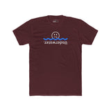 Underwater Inverted Text Graphic Tee Absurdist Introvert Zipper Smile T-Shirt