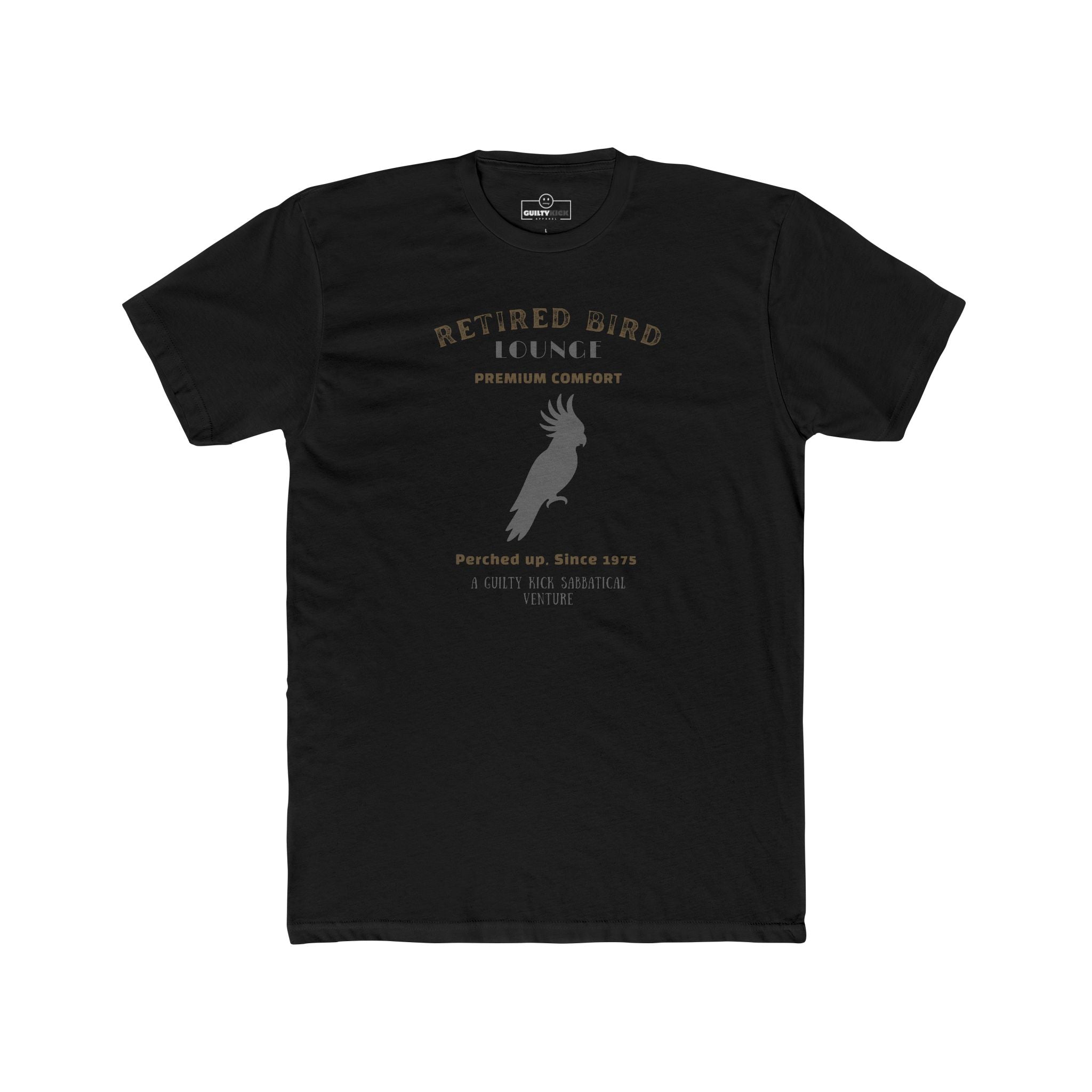 Retired Bird Lounge "Perched Up" Vintage Graphic T-Shirt, The Brand New Vintage Sunbaked Collection