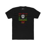 Friday the 14th Crap Wrong Month T-Shirt | Sarcastic Slasher Parody Graphic Tee, Funny Camp Horror Movie Hockey Mask Halloween Shirt