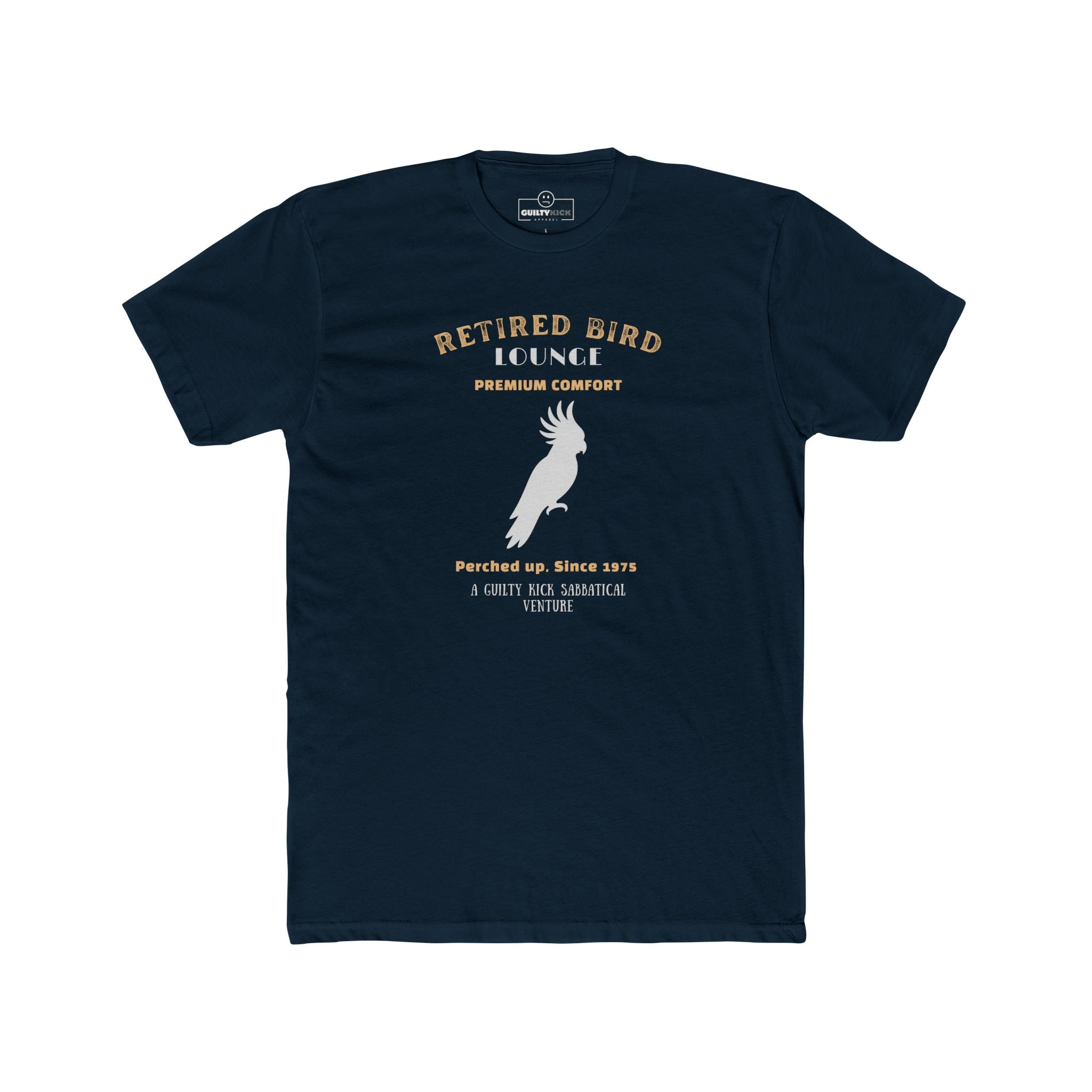 Retired Bird Lounge "Perched Up" Vintage Graphic T-Shirt, The Brand New Vintage Sunbaked Collection