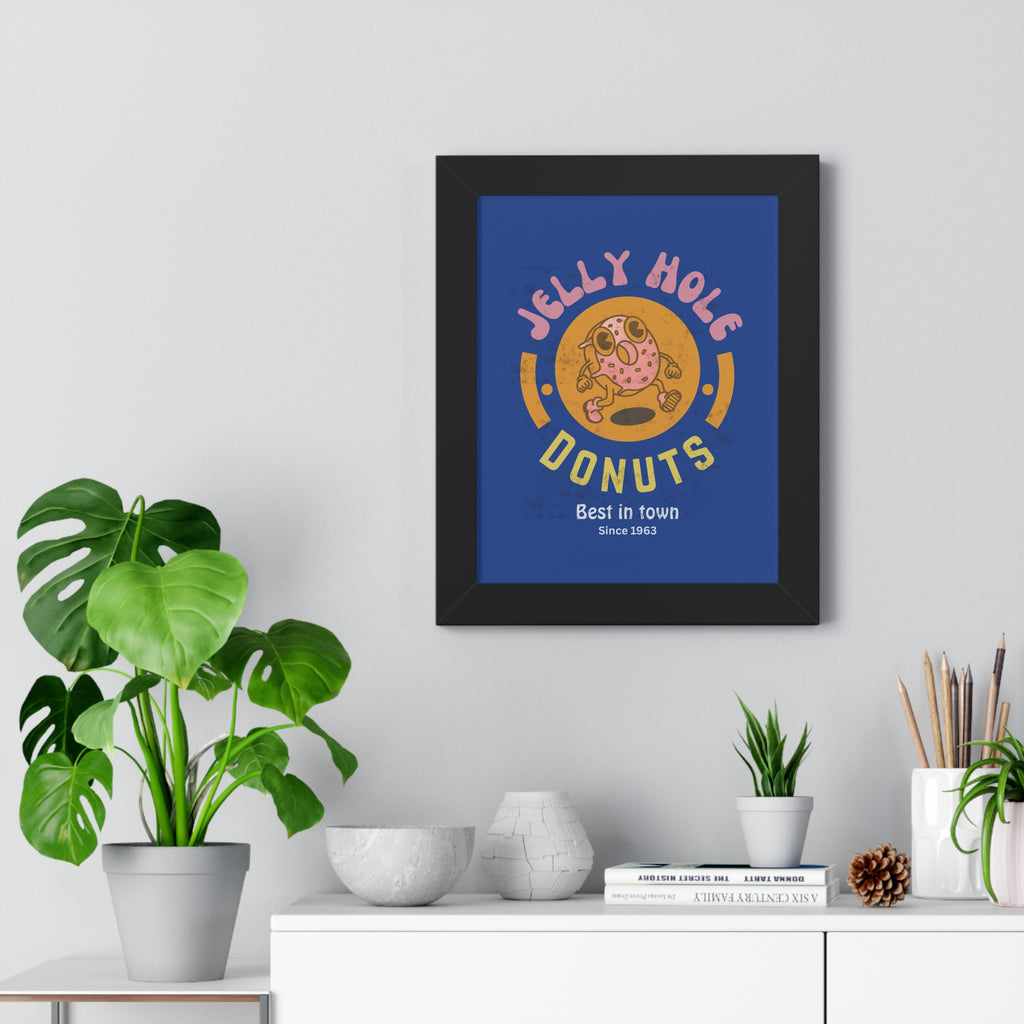 Vertical Poster, Jelly Hole Donuts Kitchen Wall Art