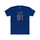 Just 91 Vintage Graphic T-Shirt Funny 1991 Birth Year Retro Tee