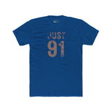 Just 91 Vintage Graphic T-Shirt Funny 1991 Birth Year Retro Tee