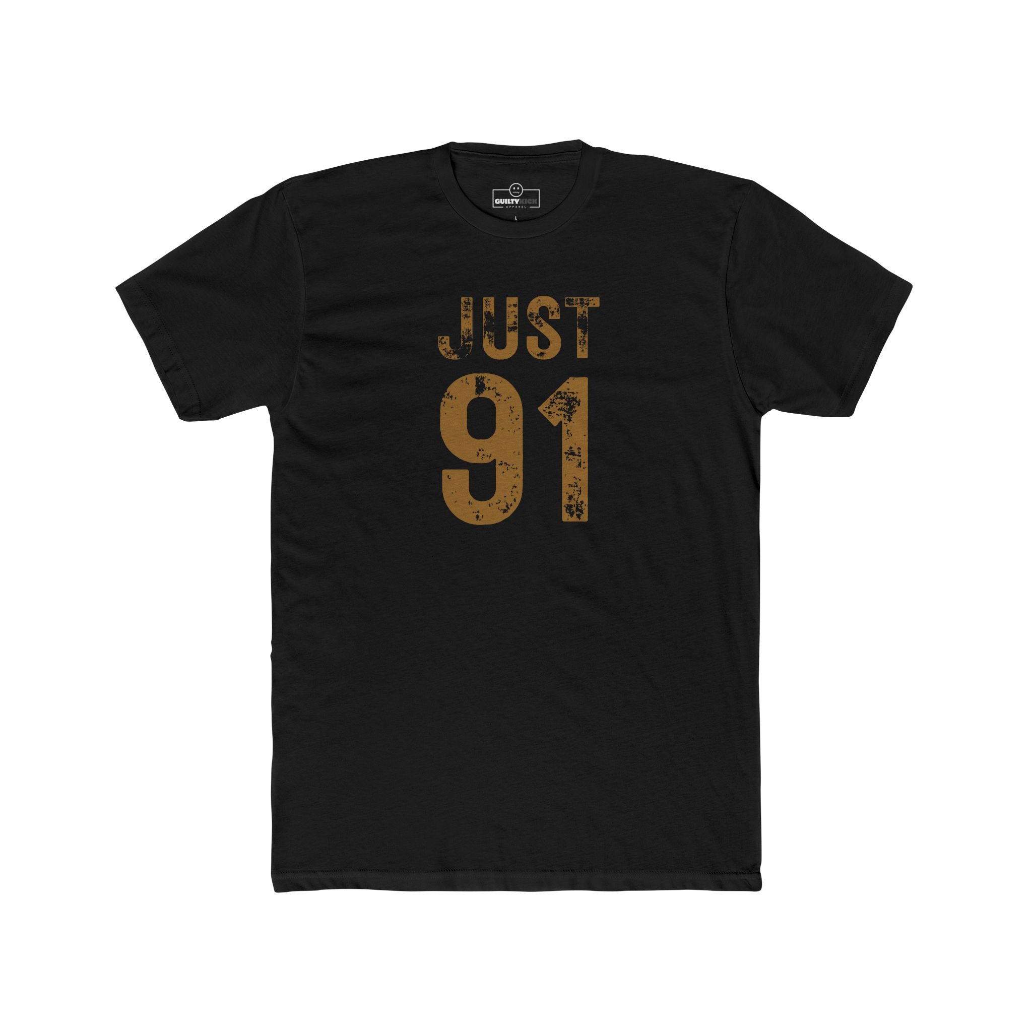 Just 91 Vintage Graphic T-Shirt Funny 1991 Birth Year Retro Tee