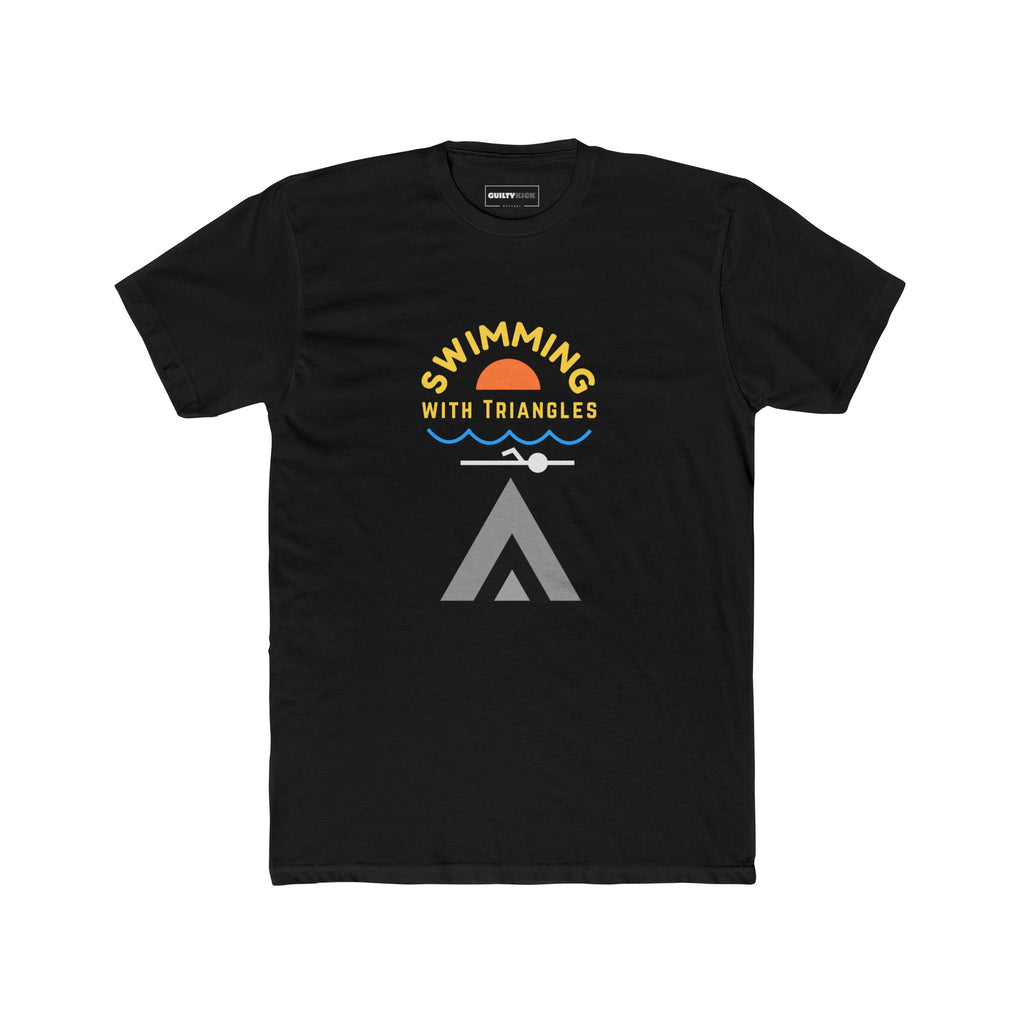 Minimalist Shapes Jaws Movie Parody Tee
