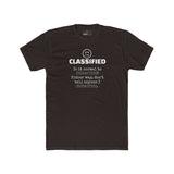Classified Redacted Questions Tee Absurdist Overthinker Zipper Smile Graphic T-Shirt