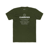 Classified Redacted Questions Tee Absurdist Overthinker Zipper Smile Graphic T-Shirt