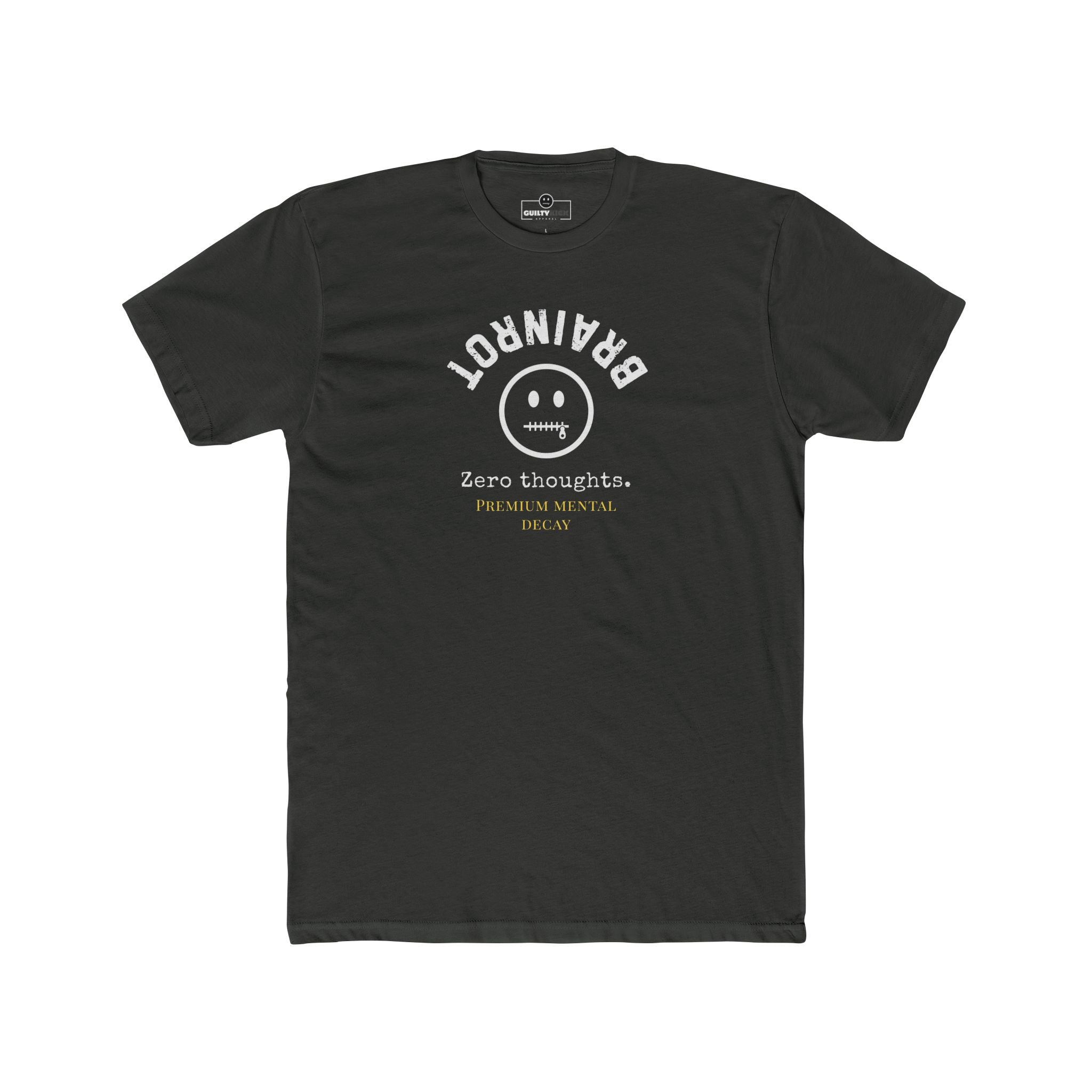 Premium Brainrot Graphic Tee | Zero Thoughts Luxe Lounge T-Shirt