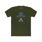 Beware of Triangles Retro Graphic T-Shirt Satirical Shhhh Smiley Tee