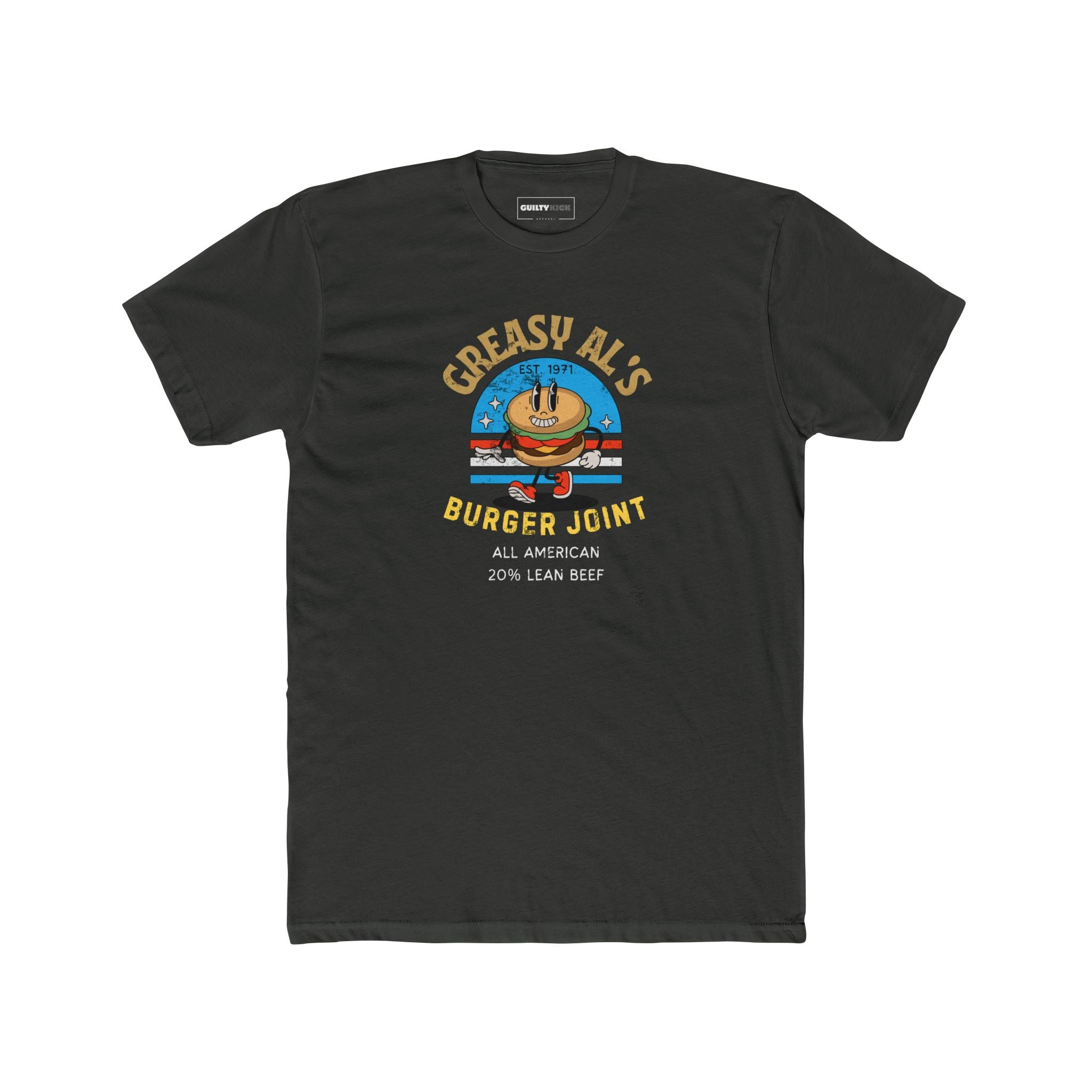 Vintage Greasy Al's Burger Joint Unisex Cotton Crew Tee