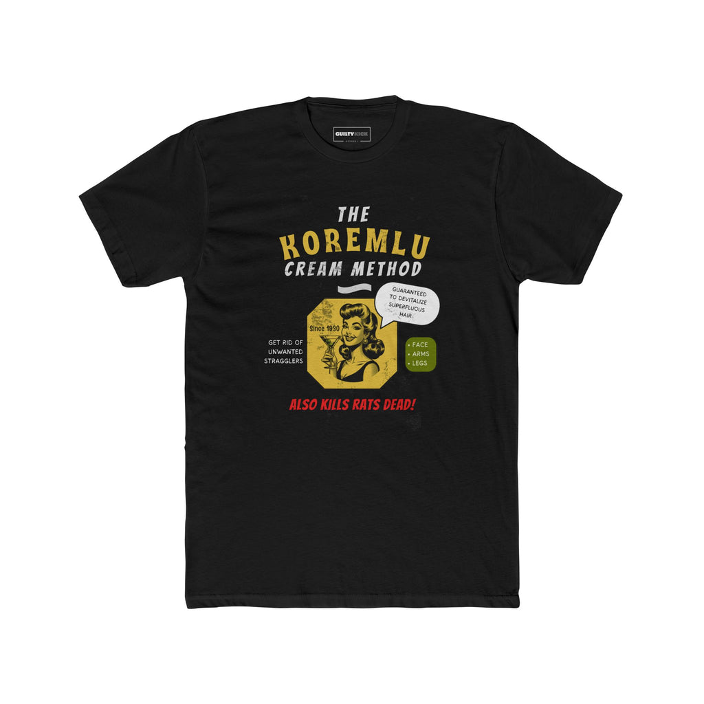 Koremlu Cream: A Vintage Parody T-Shirt of a 1930s Beauty Nightmare