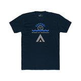 Beware of Triangles Retro Graphic T-Shirt Satirical Shhhh Smiley Tee