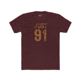 Just 91 Vintage Graphic T-Shirt Funny 1991 Birth Year Retro Tee