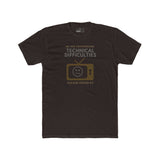 Distressed, Vintage Technical Difficulties Retro TV Graphic Tee, Funny Satire T-Shirt