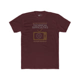 Distressed, Vintage Technical Difficulties Retro TV Graphic Tee, Funny Satire T-Shirt