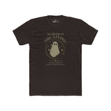 Never Trust The Living Ghost Graphic T-Shirt | Dead Inside Funny Halloween Tee | Vintage Sarcastic Spooky Graphic Shirt