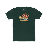 Summer Time Shut Up And Enjoy It T-Shirt Retro 70s Sunset Funny Sarcastic Beach Tee