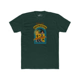 Desert Sands Skywatch Bunker Motel T-Shirt | Vintage Retro UFO Parody Graphic Tee, Funny Sci-Fi Horror Halloween Route 375 Shirt