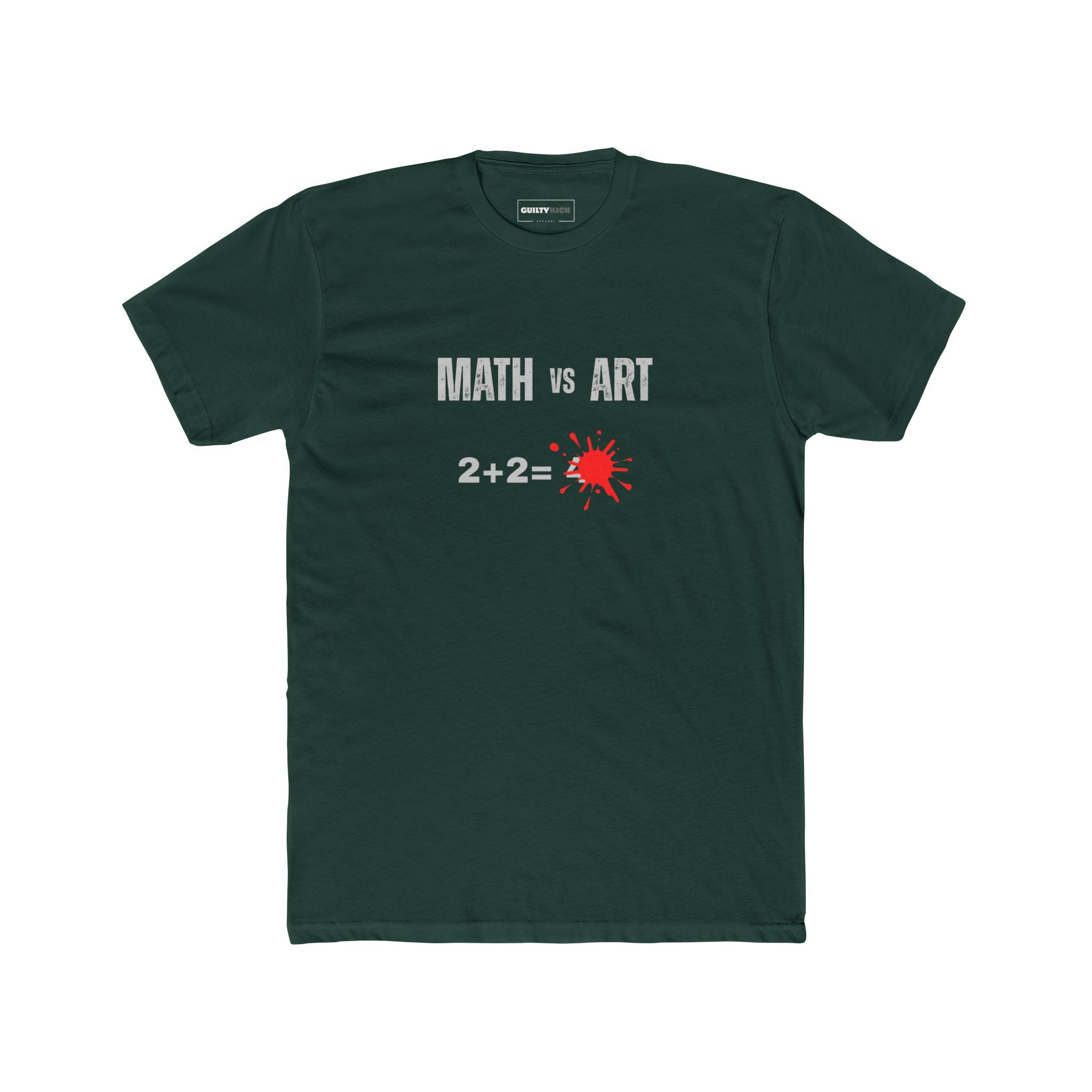 Graphic Tee - Math vs Art: Art Wins