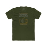 Distressed, Vintage Technical Difficulties Retro TV Graphic Tee, Funny Satire T-Shirt