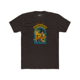 Desert Sands Skywatch Bunker Motel T-Shirt | Vintage Retro UFO Parody Graphic Tee, Funny Sci-Fi Horror Halloween Route 375 Shirt