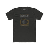 Distressed, Vintage Technical Difficulties Retro TV Graphic Tee, Funny Satire T-Shirt