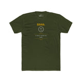 Shhh I Wear Socks To Bed Funny Graphic T-Shirt Guilty Kick Confessions Collection