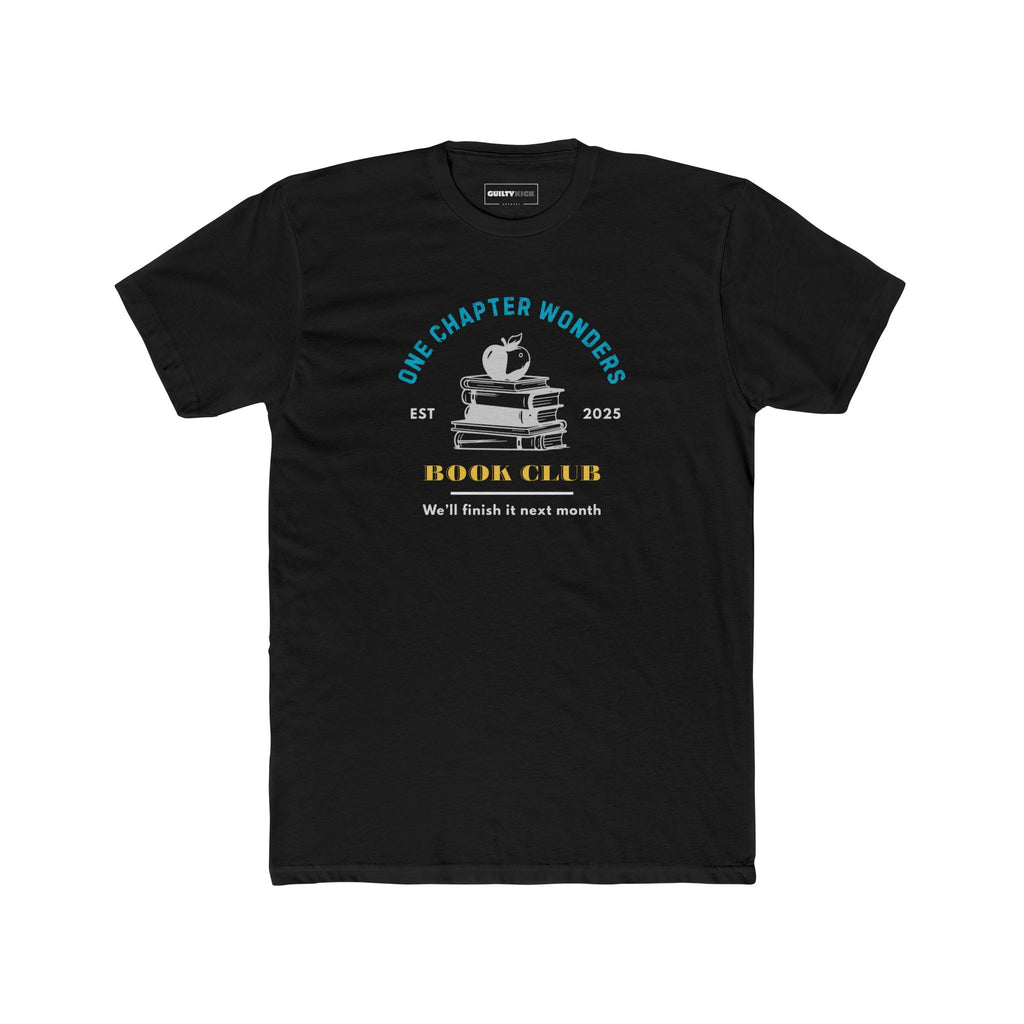 One Chapter Wonder Book Club tee for lazy readers.