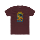 Desert Sands Skywatch Bunker Motel T-Shirt | Vintage Retro UFO Parody Graphic Tee, Funny Sci-Fi Horror Halloween Route 375 Shirt