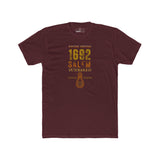 Salem 1692 Vintage Puritan Sunbaked T-Shirt | Sarcastic Witch Trials Parody Graphic Tee, Funny Dark Humor Noose Halloween Shirt