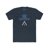 Beware of Triangles Retro Graphic T-Shirt Satirical Shhhh Smiley Tee