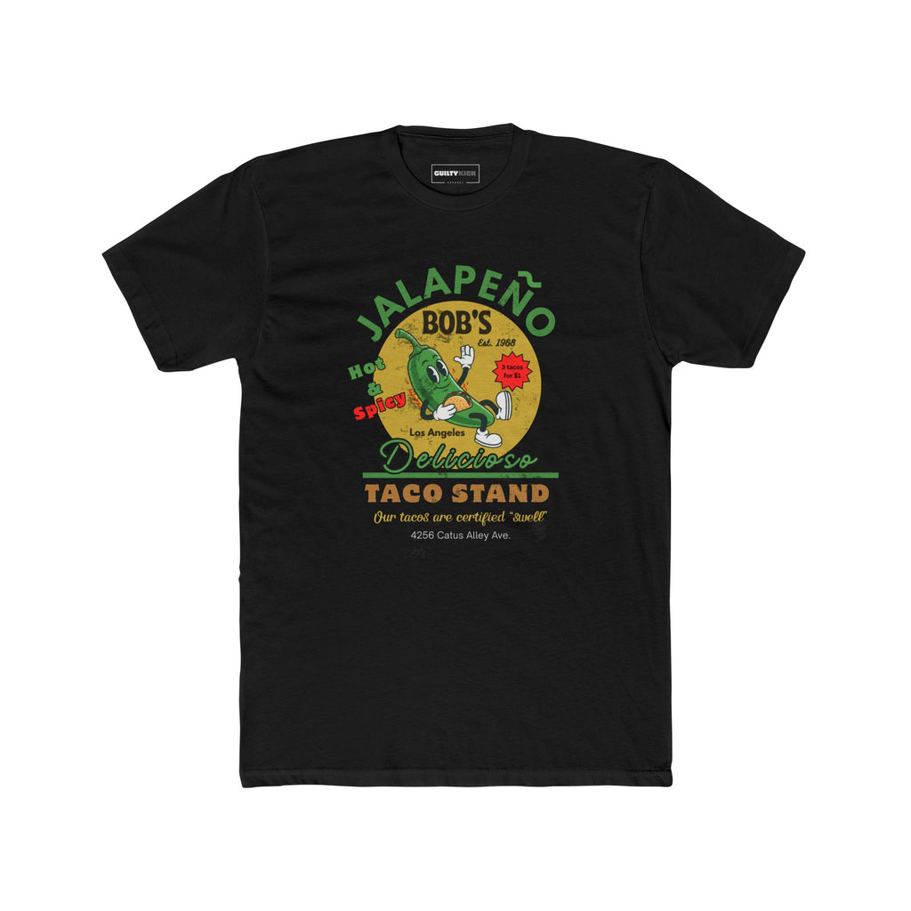Vintage Jalapeno Bob's Taco Stand Unisex Cotton Crew Tee