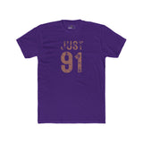 Just 91 Vintage Graphic T-Shirt Funny 1991 Birth Year Retro Tee