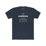 Classified Redacted Regrets Tee Absurdist Introvert Zipper Smile Graphic T-Shirt