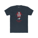 28 Seconds Later: Still Eating People, Funny Minimalist Zombie Movie Parody T-Shirt - Guilty Kick Apparel