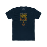 Salem 1692 Vintage Puritan Sunbaked T-Shirt | Sarcastic Witch Trials Parody Graphic Tee, Funny Dark Humor Noose Halloween Shirt