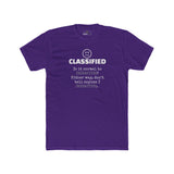 Classified Redacted Questions Tee Absurdist Overthinker Zipper Smile Graphic T-Shirt