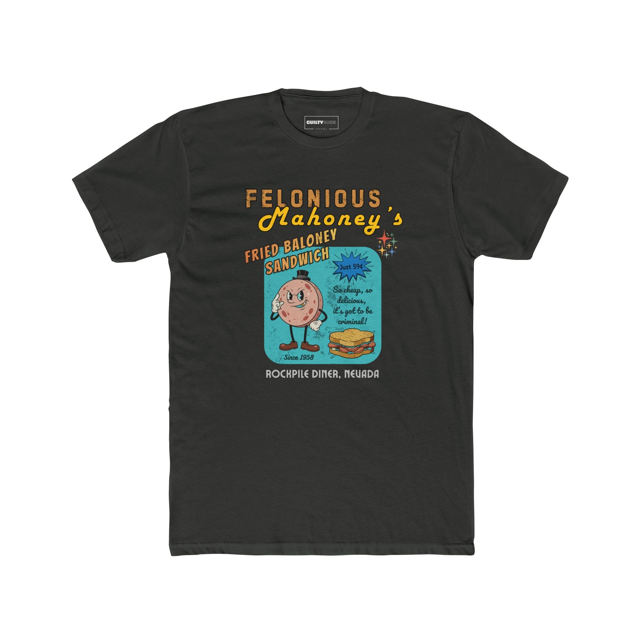 Felonious Mahoney's Atomic-Age Baloney Tee