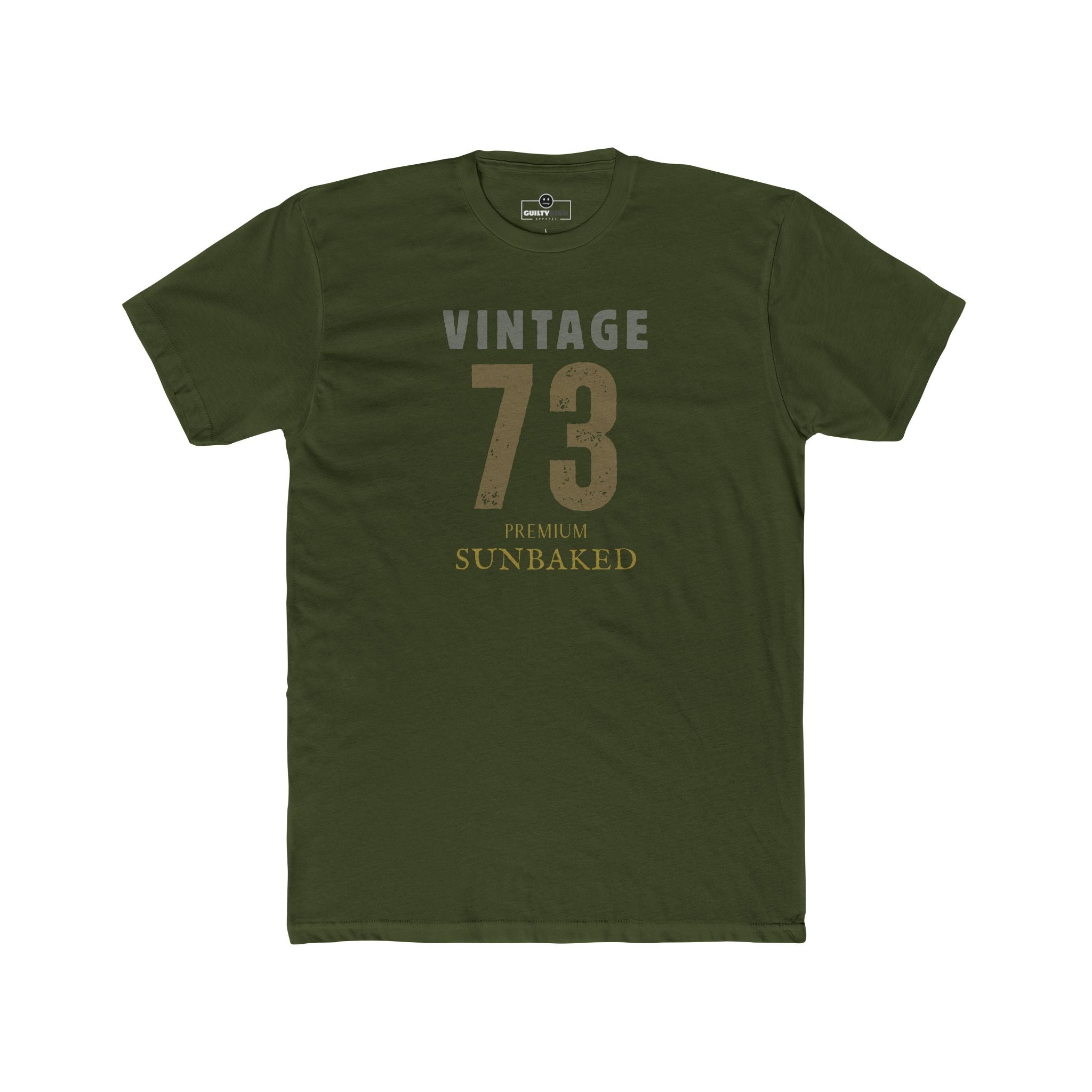Vintage 73 Retro Sunbaked T-Shirt Faded Distressed Aesthetic Premium Tee